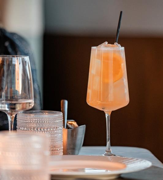 A photo of a drink at the Thunderbird Bar