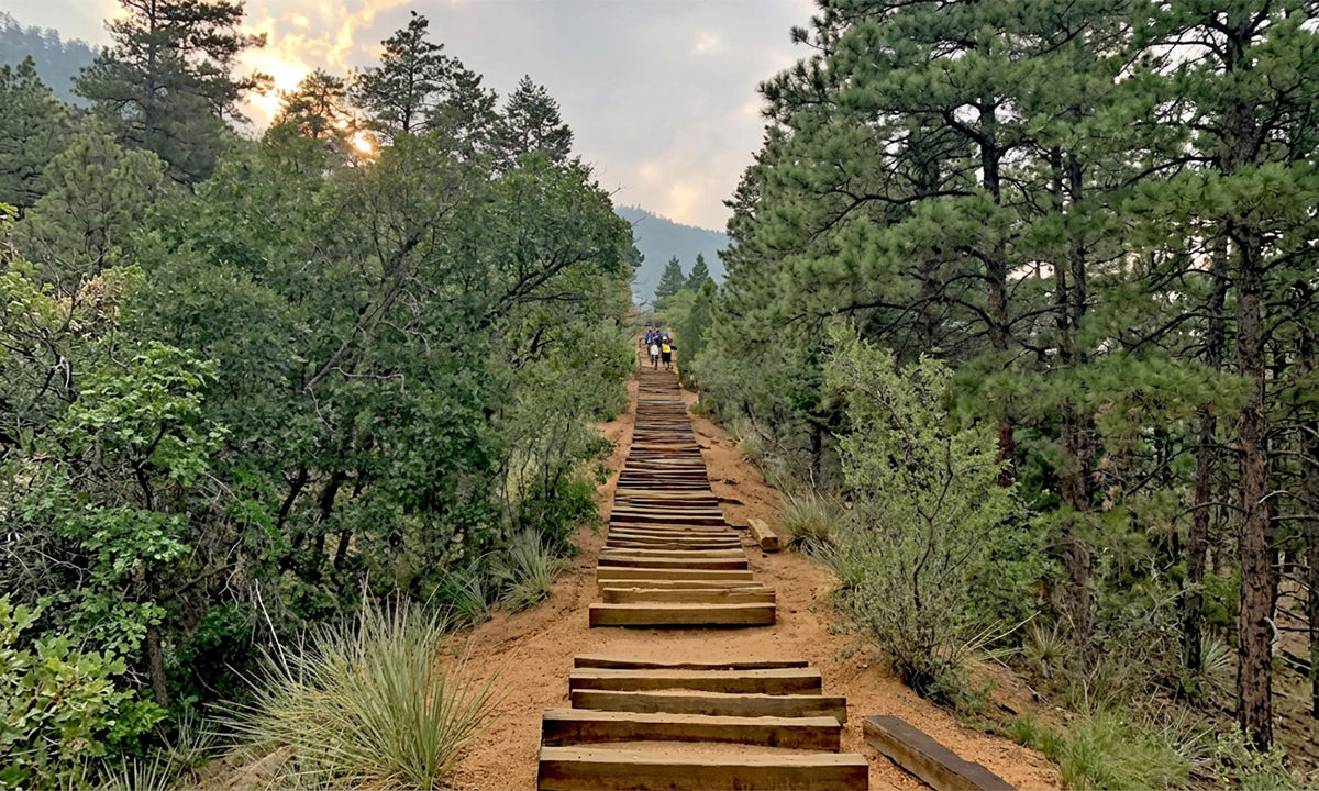 large outdoor staircase
