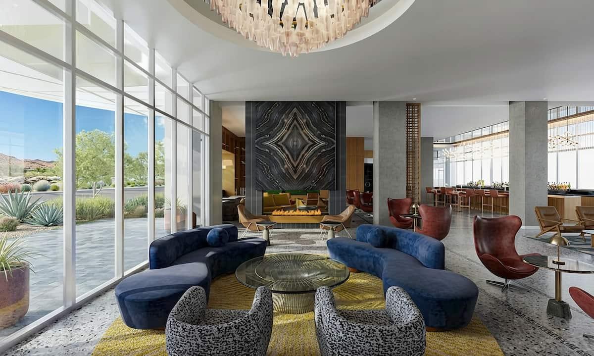 chairs in the lobby
