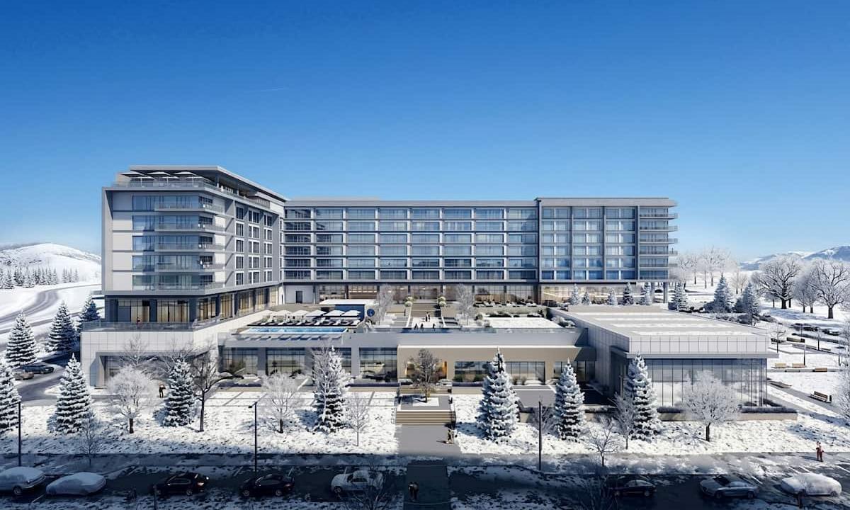 Hotel Polaris in winter 