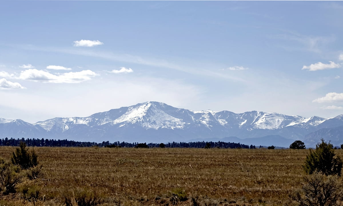 Mountains in the distance