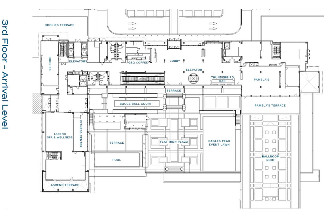 3RD LEVEL - ARRIVAL and AMENITIES