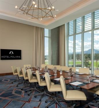 A meeting room with 