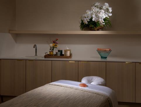 A massage table