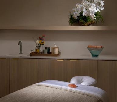 A massage table