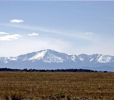 Mountains in the background